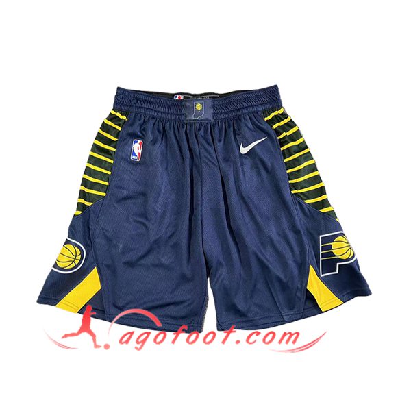 Shorts NBA Indiana Pacers 2024/25 Bleu/Jaune