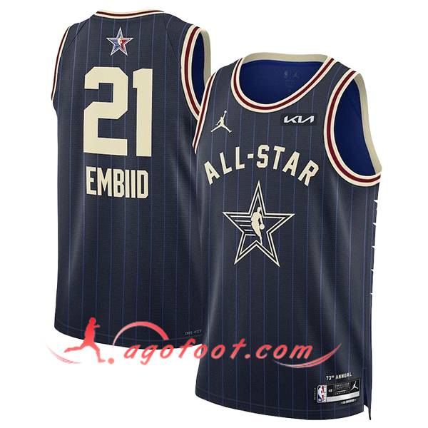 Maillot American All-Star (EMBIID #21) 2024/25 Bleu/Jaune