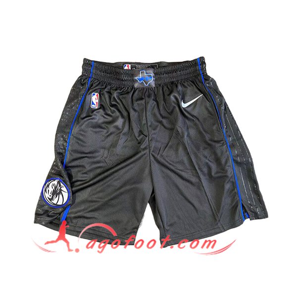 Shorts NBA Dallas Mavericks 2024/25 Noir/Bleu