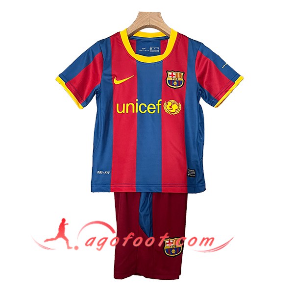 Maillot de Foot FC Barcelone Retro Enfant Domicile 2010/2011