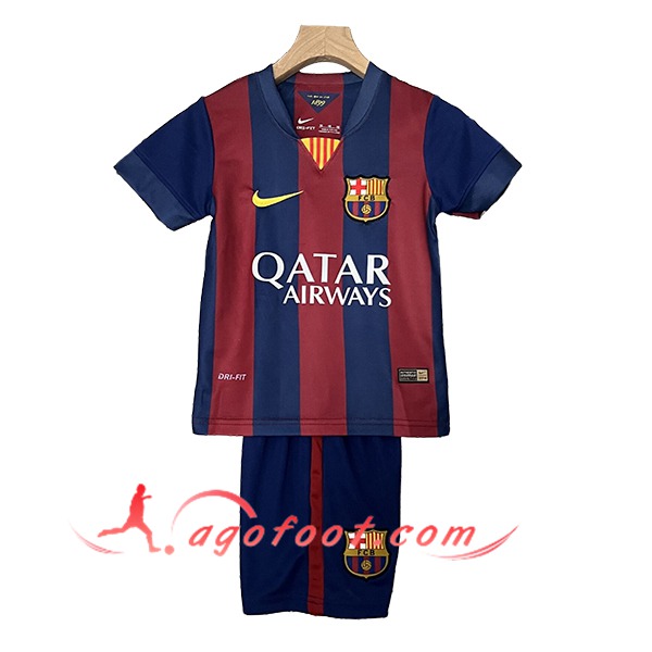 Maillot de Foot FC Barcelone Retro Enfant Domicile 2014/2015