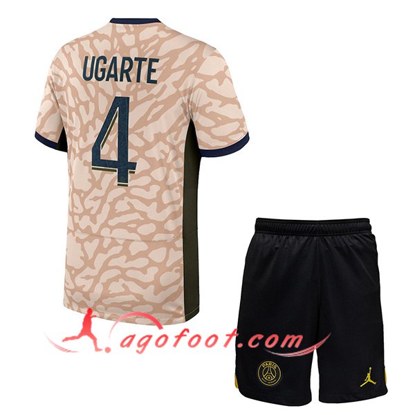Maillot de Foot PSG (UGARTE #4) Enfants 2023/2024 Fourth