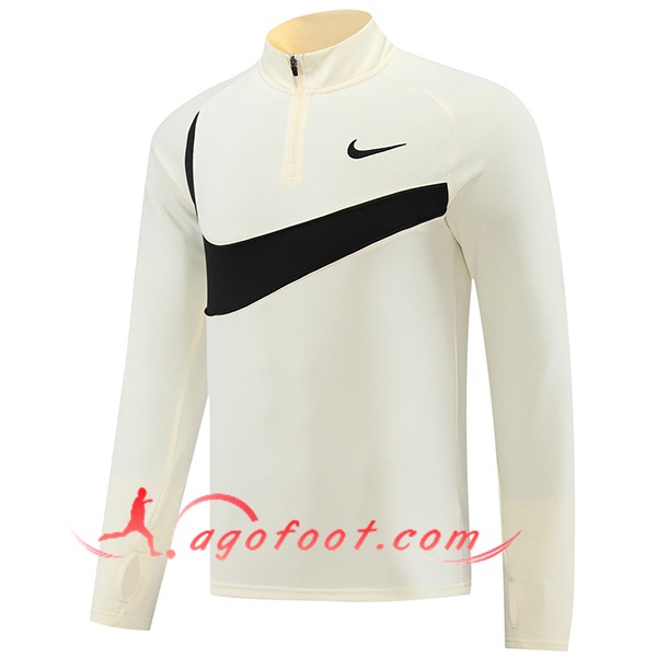 Sweatshirt Training Nike Beige/Noir 2024/2025