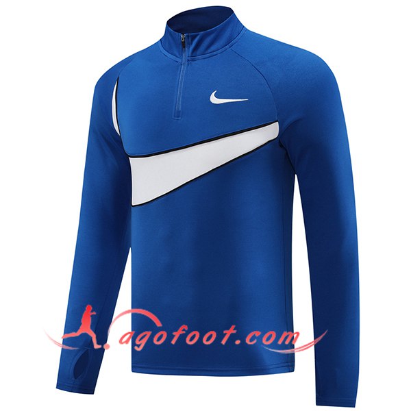 Sweatshirt Training Nike Bleu/Blanc 2024/2025