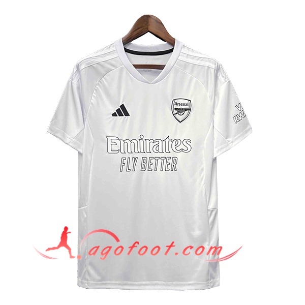 Maillot de Foot Arsenal Blanc 2024/2025