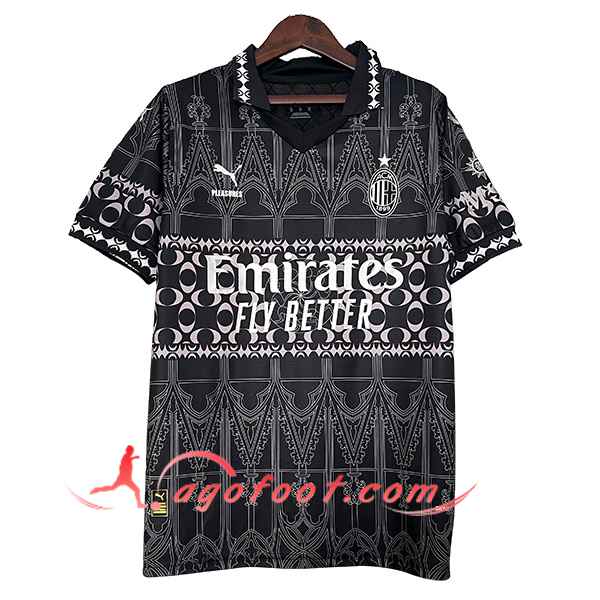 Training T-Shirts Milan AC Noir/Blanc 2024/2025