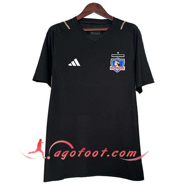Training T-Shirts Colo-Colo Noir 2024/2025