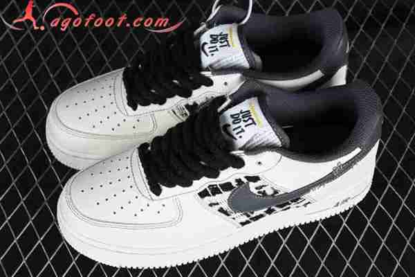 Nike Air Force 1'07 Low Blanc/Gris/Noir FJ7740-017