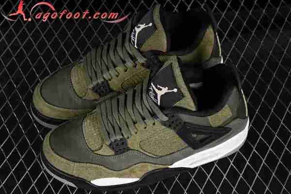 Nike Air Jordan 4 Retro AJ4 Noir/Vert FB9927-200
