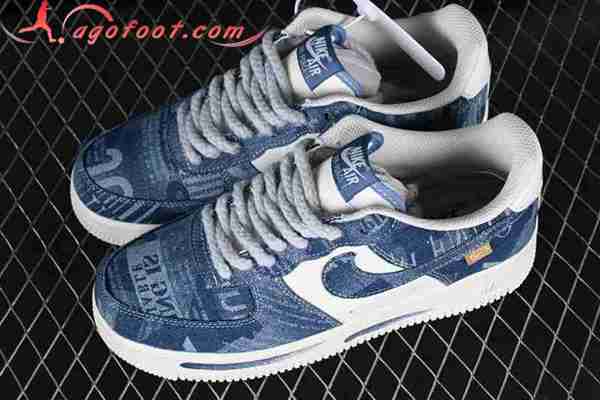 Nike Air Force 1'07 Low Blanc/Bleu FB0607-088