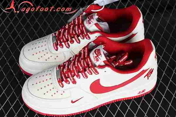 Nike Air Force 1'07 Low Blanc/Rouge PF9055-758