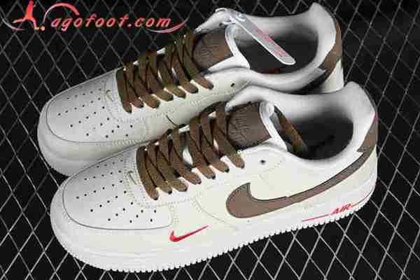Nike Air Force 1'07 Low Blanc/Brun 808788-996