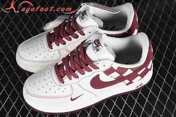 Nike Air Force 1'07 Low Blanc/Rouge GZ5688-055