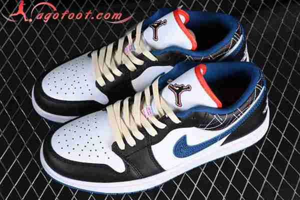 Nike Air Jordan 1 Low Blanc/Noir/Bleu FV3622-141