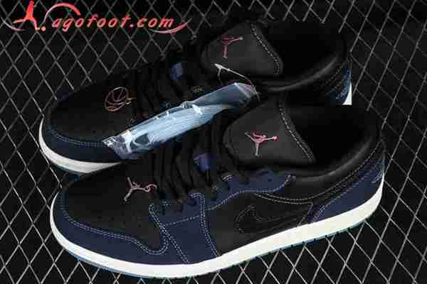 Nike Air Jordan 1 Low Noir/Bleu FJ5478-010