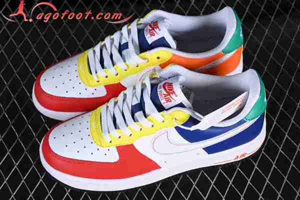 Nike Air Force 1'07 Low Blanc/Rouge/Bleu FN6840-657