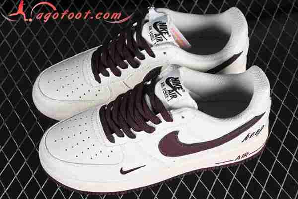 Nike Air Force 1'07 Low Blanc/Brun CW2288-111