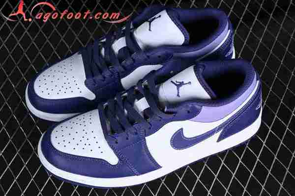 Nike Air Jordan 1 Low Blanc/Pourpre 553558-515