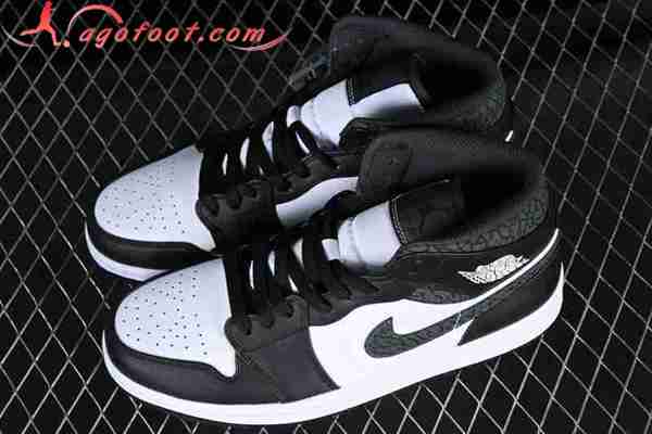 Nike Air Jordan 1 Mid Blanc/Noir FB9911-001