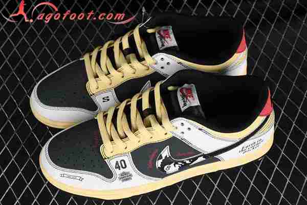 Nike SB Dunk Low Blanc/Noir/Jaune ST6636-002