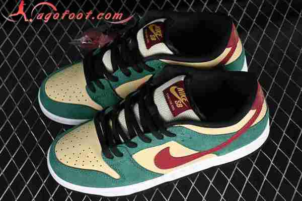 Nike SB Dunk Low Vert/Jaune/Rouge 304292-700