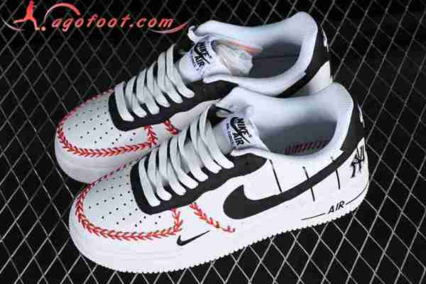 Nike Air Force 1'07 Blanc/Noir/Rouge NY110711