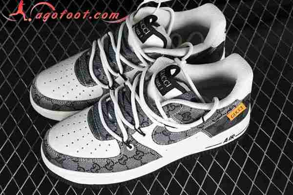 Nike Air Force 1'07 Blanc/Gris/Noir BD7700-555