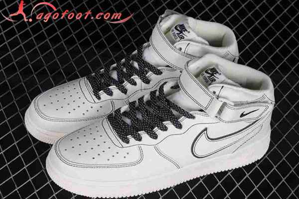 Nike Air Force 1'07 Mid Blanc/Noir BY6899-693