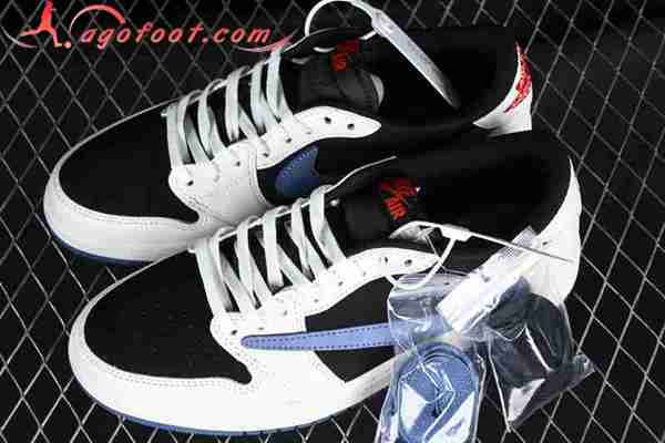 Nike Air Jordan 1 Low Blanc/Noir/Bleu DM7866-040