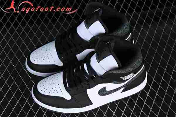 Nike Air Jordan 1 Mid Blanc/Noir FB9911-001-02