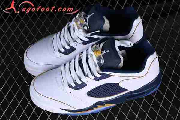Nike Air Jordan 5 AJ5 Blanc/Bleu 819171-135