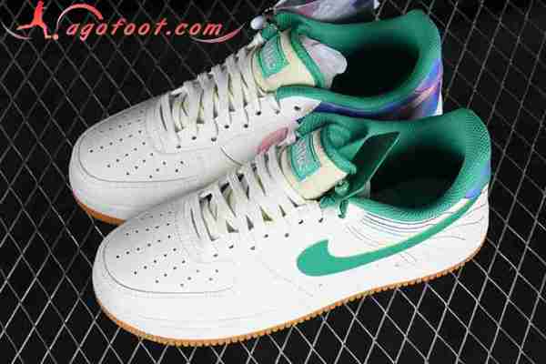 Nike Air Force 1'07 Blanc/Vert/Pourpre FJ7540-100