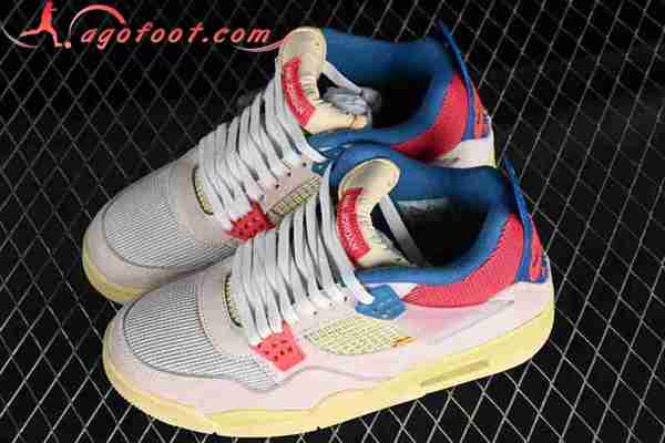 Nike Air Jordan 4 Retro AJ4 Gris/Rose/Bleu DC9533-800