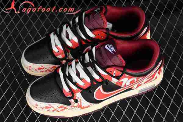 Nike SB Dunk Low Blanc/Noir/Rouge DJ6188-600