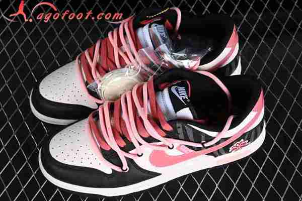 Nike SB Dunk Low Blanc/Noir/Rose CW1590-100