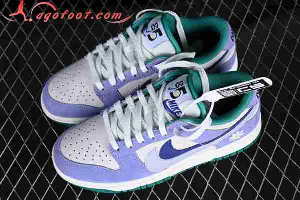 Nike SB Dunk Low Blanc/Pourpre/Vert DO9457-144