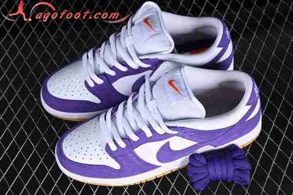 Nike SB Dunk Low Blanc/Pourpre DV5464-500