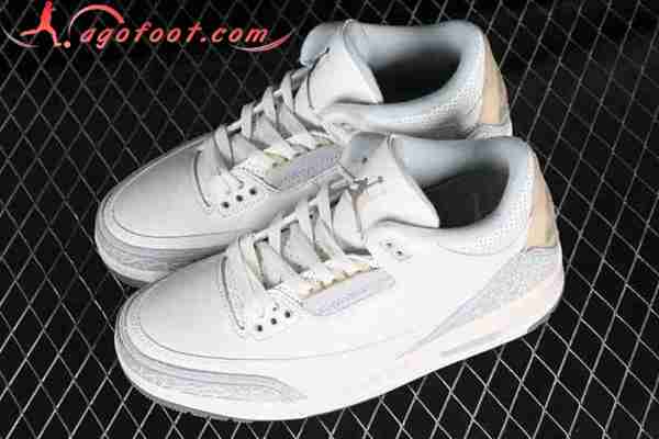 Nike Air Jordan 3 Retro AJ3 Blanc/Gris FJ9479-100