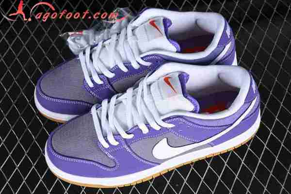Nike SB Dunk Low Blanc/Gris/Pourpre DA9658-500
