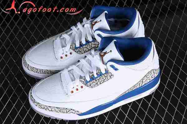 Nike Air Jordan 3 Retro AJ3 Blanc/Bleu CT8532-148-03