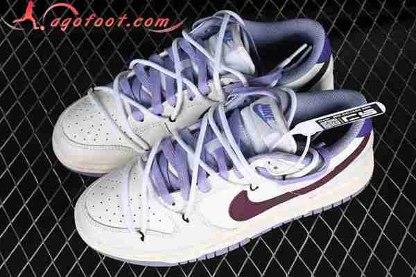 Nike SB Dunk Low Blanc/Pourpre DD1503-500