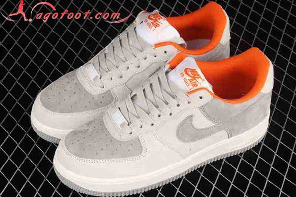 Nike Air Force 1'07 Blanc/Gris/Orange CQ5059-102