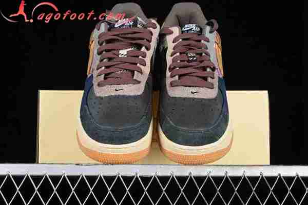 Nike Air Force 1'07 Noir/Brun/Orange CN2405-900