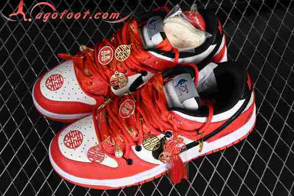 Nike SB Dunk Low Blanc/Noir/Rouge DD3363-100