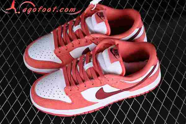 Nike SB Dunk Low Blanc/Rose/Rouge FQ7056-100