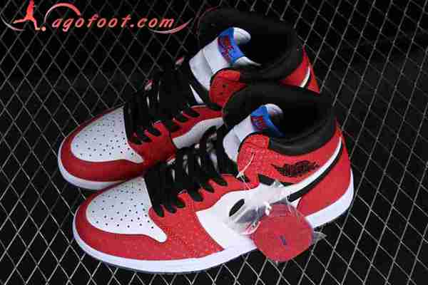 Nike Air Jordan 1 High Zoom CMFT Blanc/Noir/Rouge 555088-602