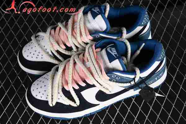 Nike SB Dunk Low Blanc/Noir/Bleu DV0834-101