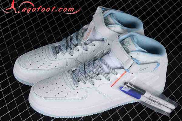 Nike Air Force 1'07 Mid Blanc/Bleu MK0619-255
