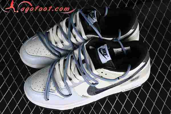 Nike SB Dunk Low Blanc/Noir/Bleu FD1232-001