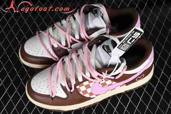 Nike SB Dunk Low Blanc/Brun/Rose DD1503-124